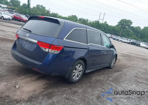 2014 Honda Odyssey Ex from USA, damaged, VIN 5FNRL5H41EB055259